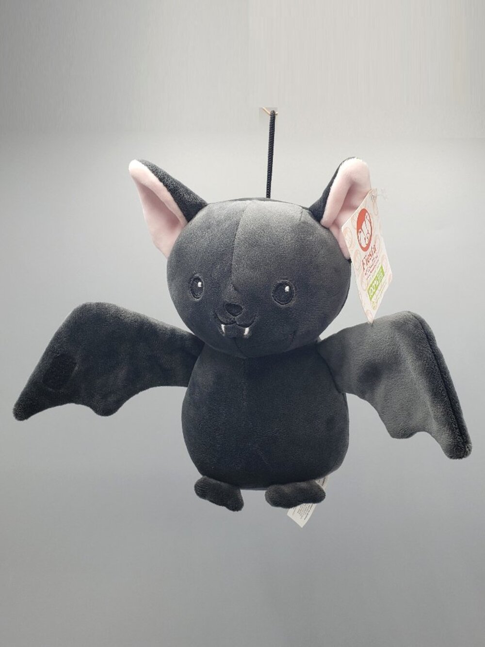 NWT Fiesta Black Bat Plush 6.5 in Drake Luna 2025 Hanger Huggable Wings C22401